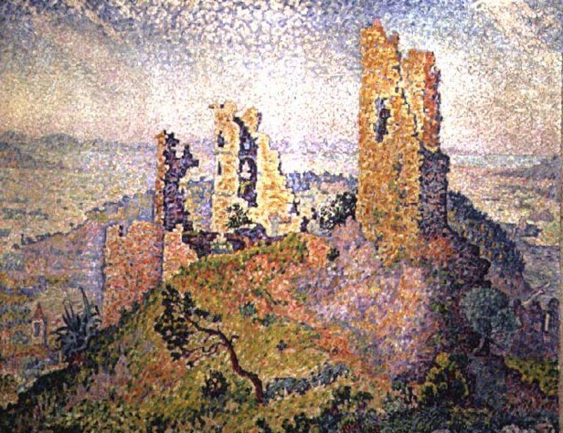 Paul Signac Landscape with a Ruined Castle